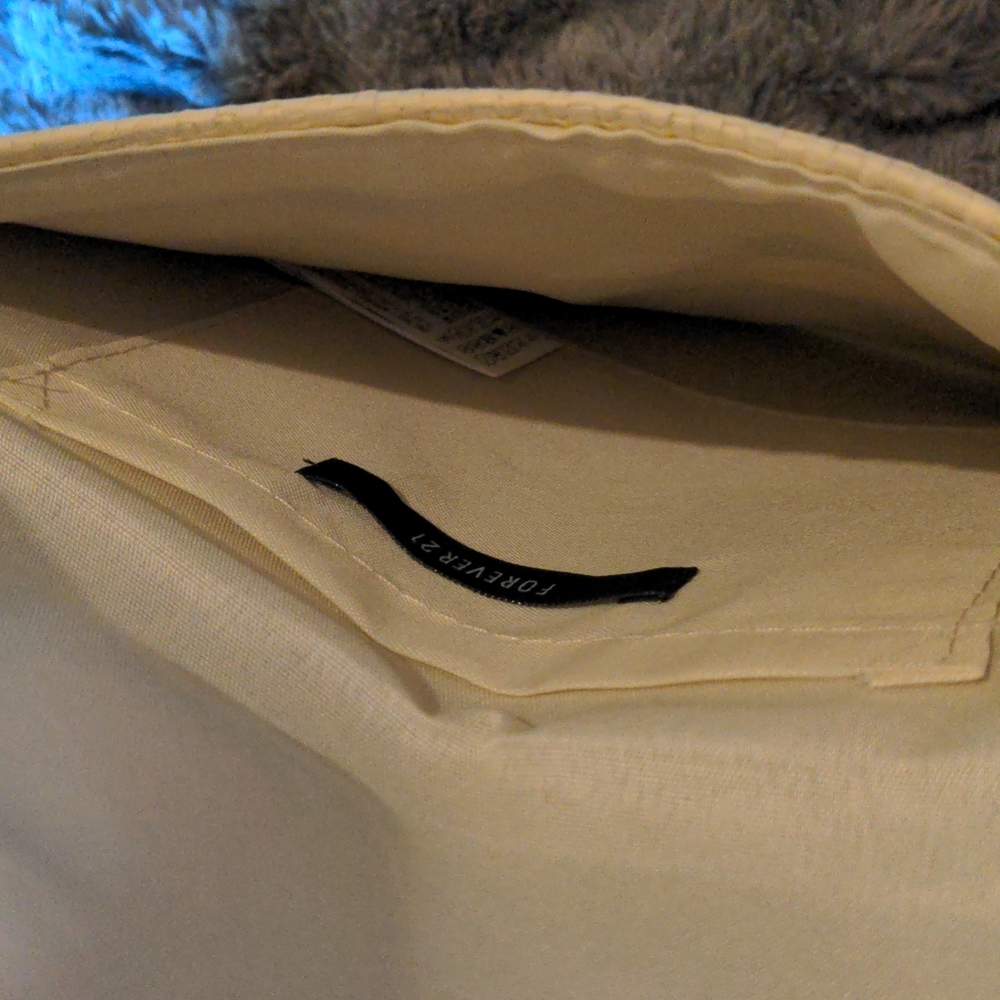 Forever 21 Pineapple Straw Clutch - Picture 4 of 5